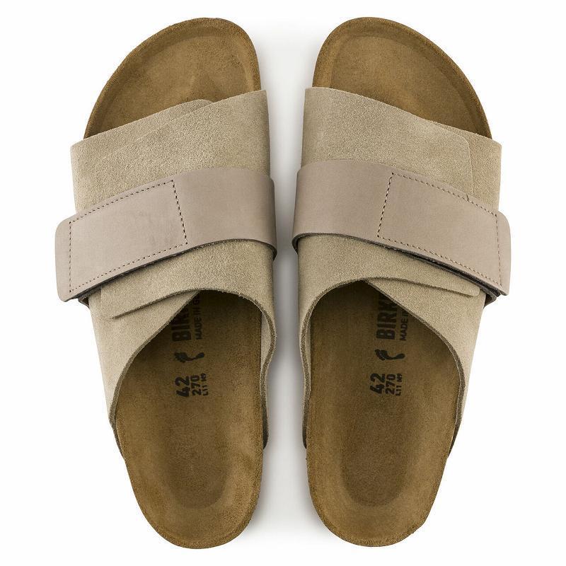 Kyoto Birkenstock Semisove Damske Siva Hnede | SK 123ZUT